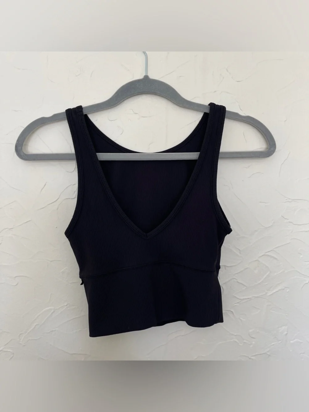Lululemon Power Pivot Ribbed Tank Top Black - Picture 4 of 5